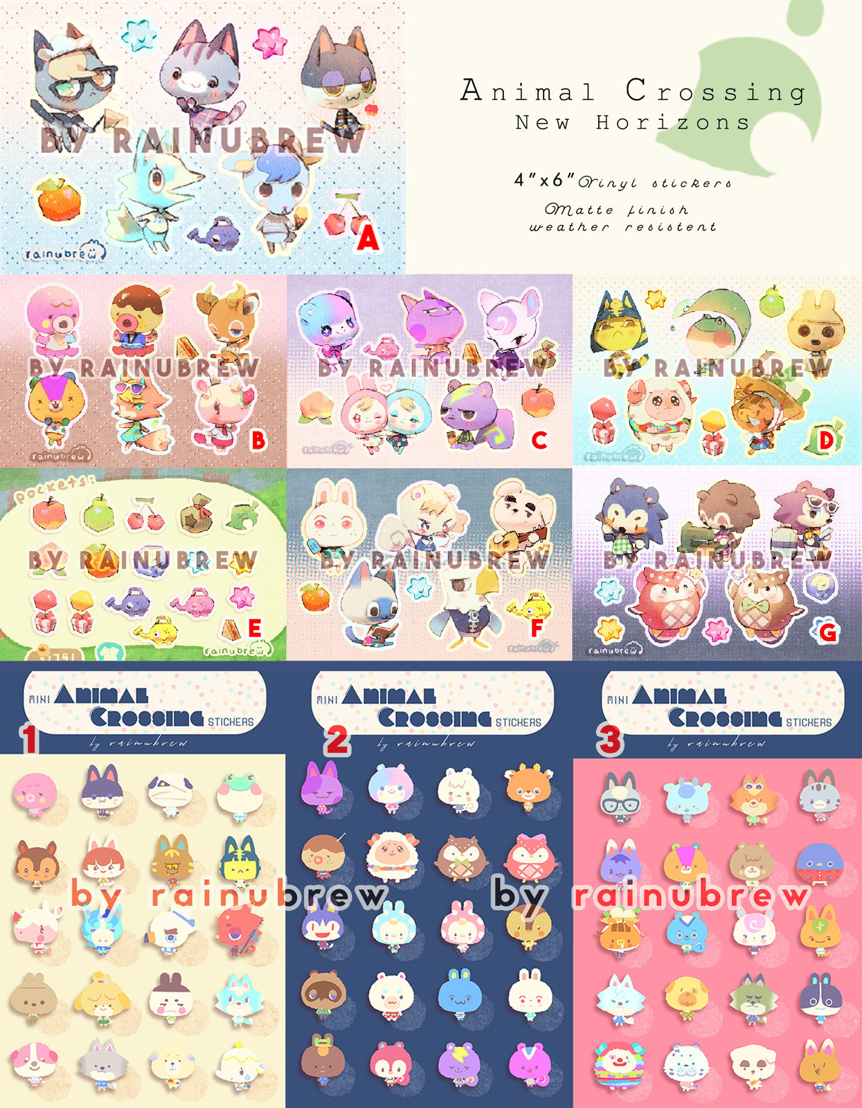 Animal crossing deals sticker